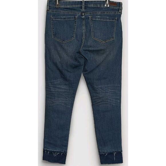 Blank NYC Black Released Raw Hem High Rise Crybaby Skinny Jeans Size 30 - Picture 2 of 8